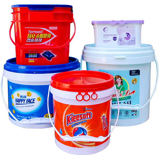 Standard plastic bucket packaging in the washing industry JIA TAI PLASTIC